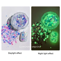nail sequins beautiful portable colorful women fluorescent nail glitter flake for dating nail sequins powder nail sequins