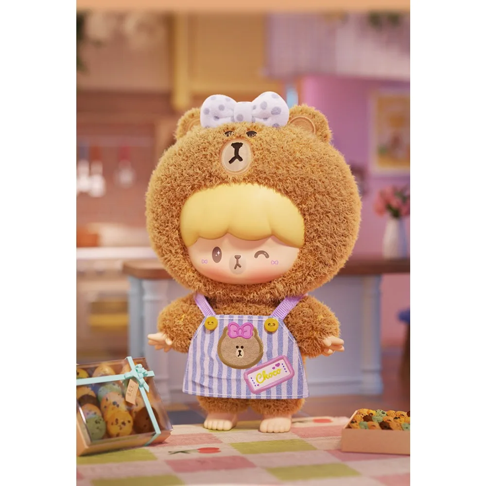 Фото TOPTOY Zhuodawang LINE FRIENDS Серия «Лучшие друзья D» — плюшевая фигурка-брелок в слепой коробке, милая коллекционная настольная декорация, подарок. №5