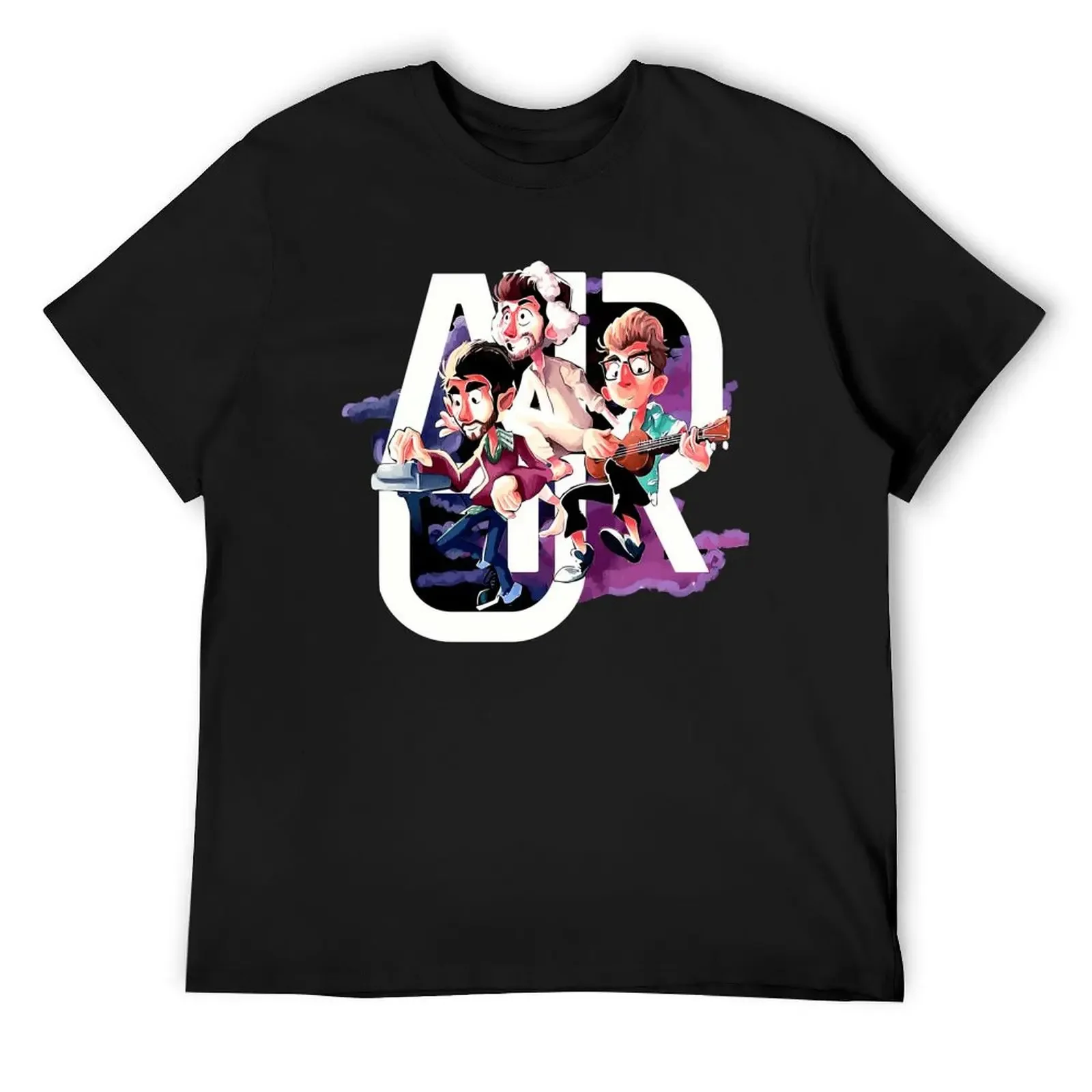 Футболка с логотипом Ajr Merch рубашки рисунком аниме черные синие арховые футболки