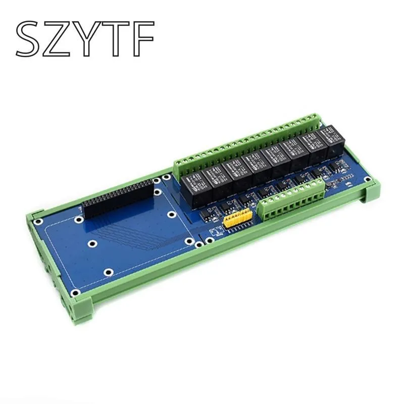 

8 way 5V relay module Expansion board with optocoupler isolation Support PLC for Raspberry Pi 3 B+*4