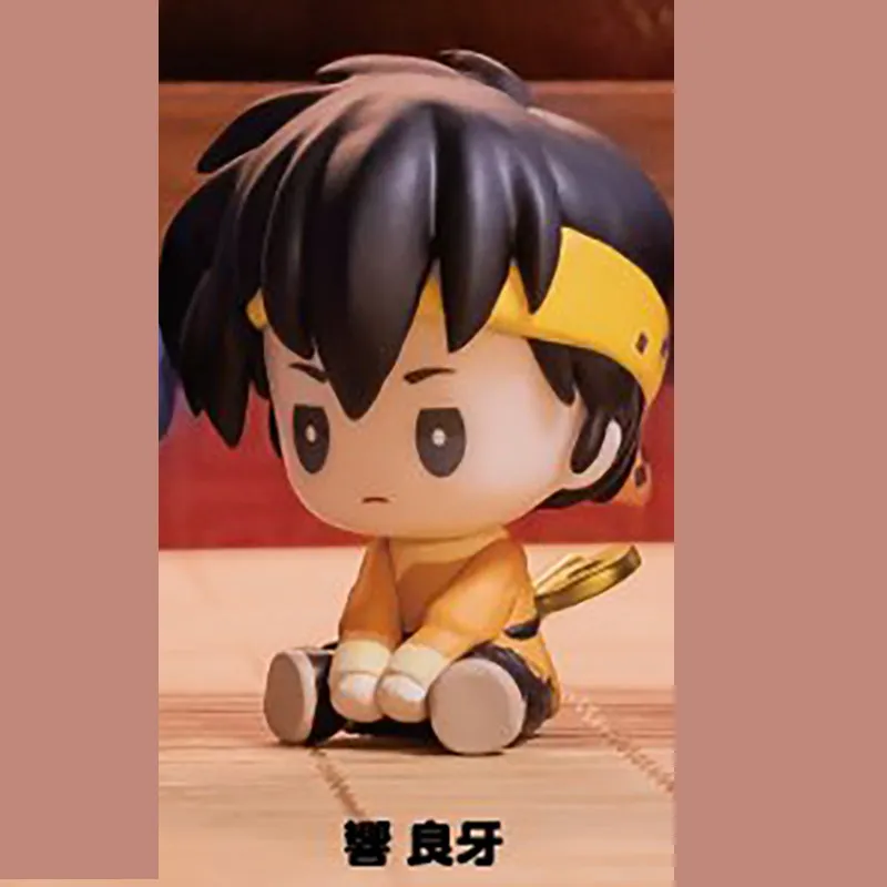 Фото Новые оригинальные японские настольные декоративные игрушки Bushiroad Ranma 1/2 Wind-Up в сидячей позе: Гача-фигурки Ранмы, Саотомэ, Акане, Тендо, Шампо №4