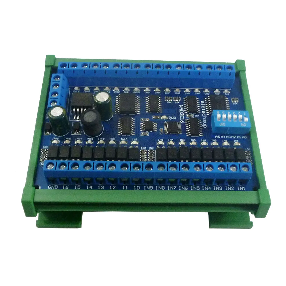 

eletechsup 16-канальный модуль ввода-вывода RS485 Modbus RTU