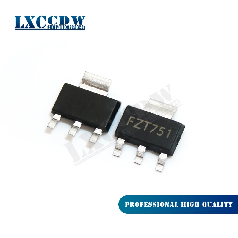 10 шт. FZT751TA SOT-223 FZT751 SOT223 FZT 751 SOT FZT951TA FZT951 FZT651TA FZT651 FZT968TA FZT968