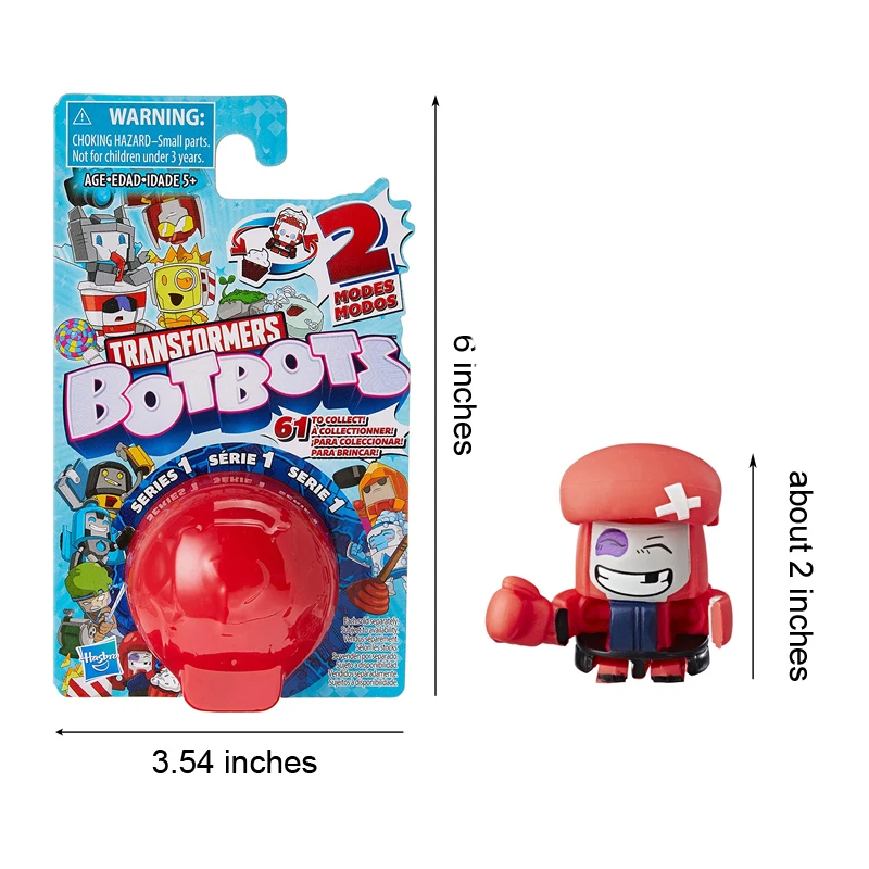 5 см Hasbro Трансформеры botbot мини Экшн-фигурка робот игрушка сахарный Туалет