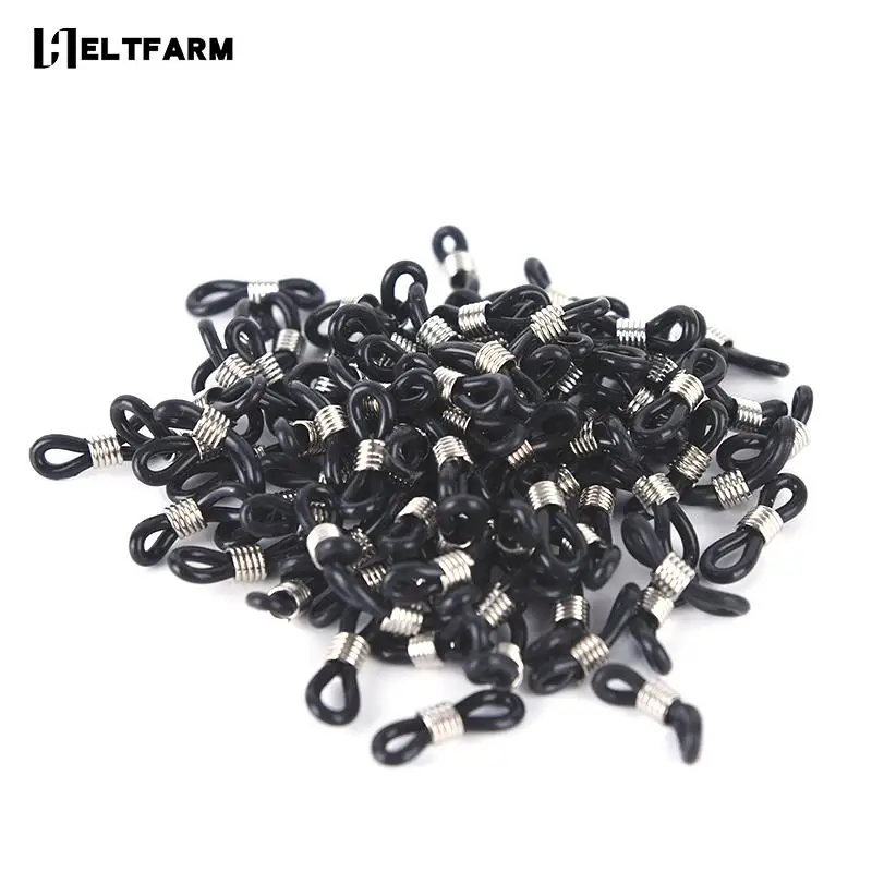 

100Pcs Glasses Lens Chain With Bracket Rubber Loop End Strap Creative Eyeglass Holder Loop End Fashion Spectacle Rope DIY 2022