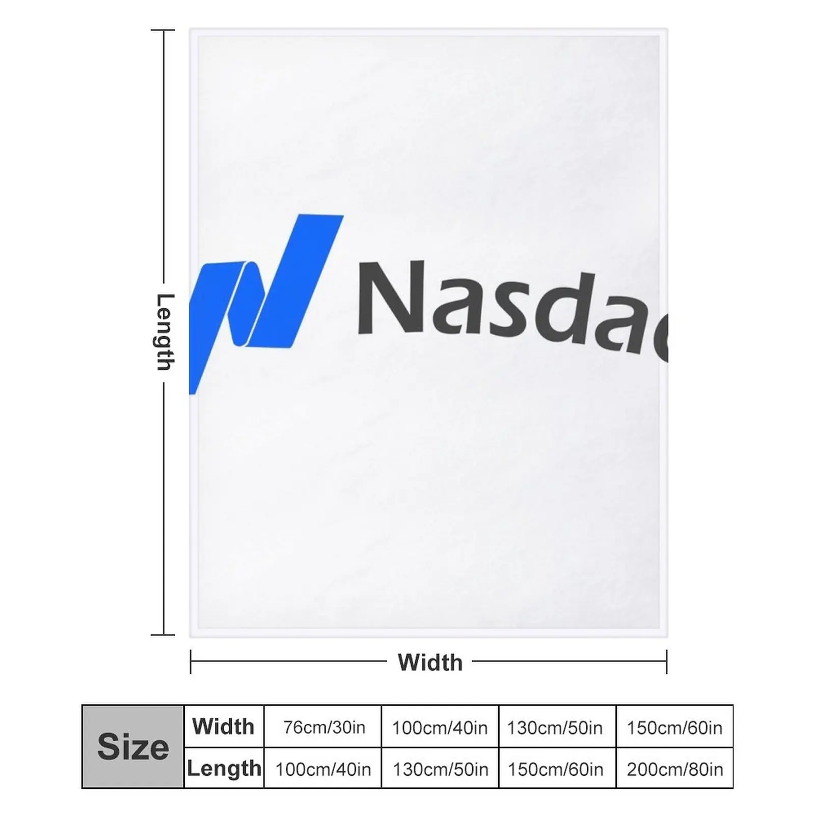 Насдак складской рынок интеллект Throw Blanket