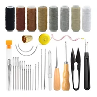 professional portable leather craft tool kit sewing working set stitching tools set sofa umbrella bed sheet leather craft