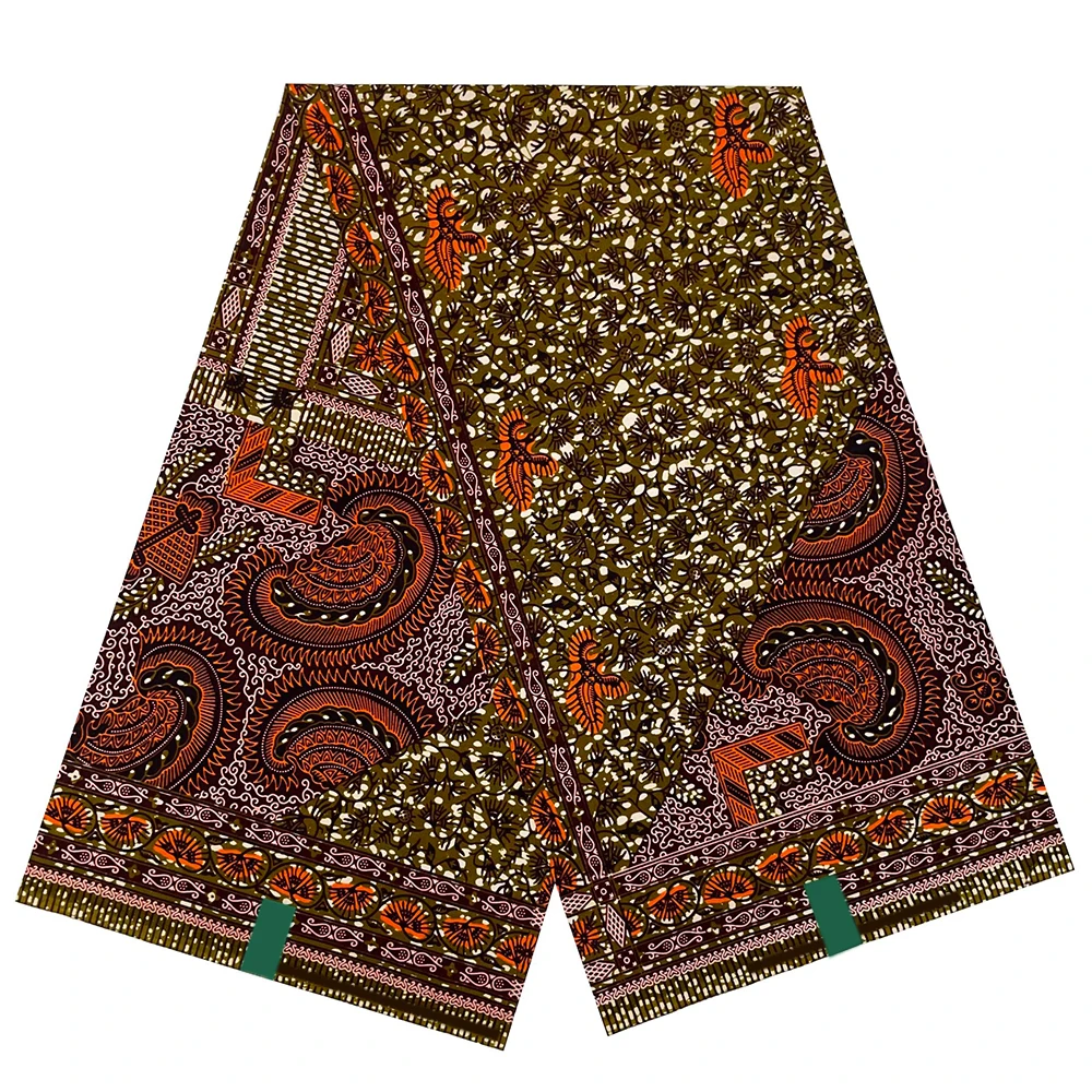 Новейшая африканская ткань воск Анкара блок принт настоящий нигерийского батика