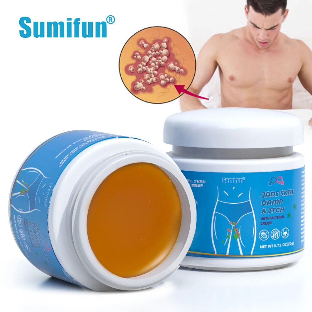 

20G Sumifun Antibacterian Cream Herbal Private Anti Itch Fungus Ointment for Men Genital Itching Smell Remover Chinese Medicines