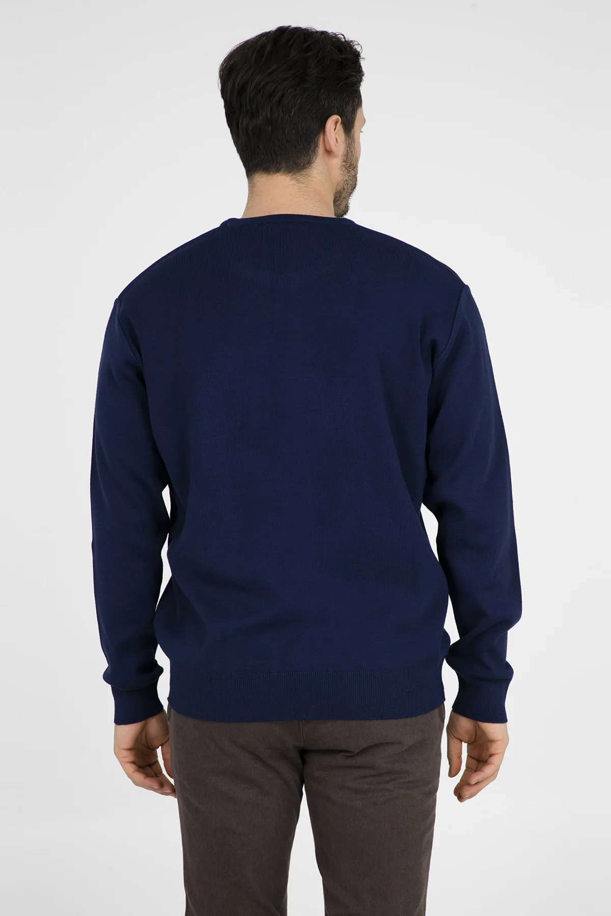 BURATTI Crew Neck Sweater Men 2020 Spring Autumn High Quality Male 'S Fashion Pullover 447010 | Мужская одежда