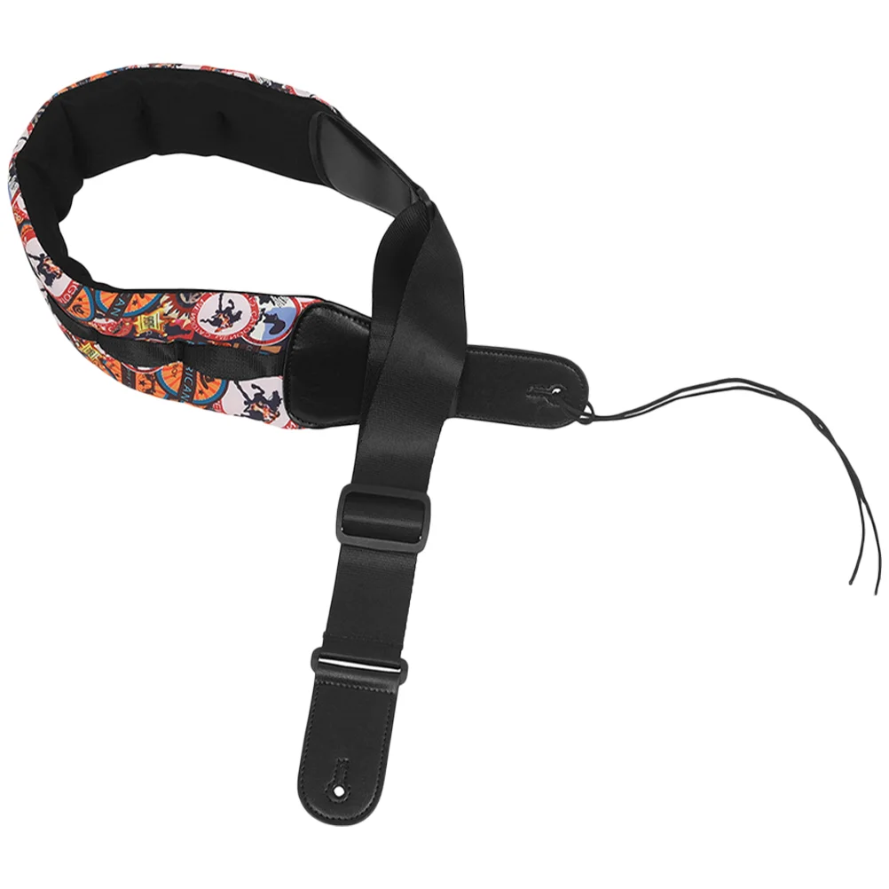 

Guitar Strap Belt Shoulder Bohemian Style Practical Adjustable Bassgift Cotton Nylon Accessory