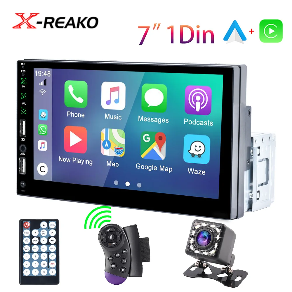 Универсальный Автомобильный мультимедийный плеер с сенсорным экраном 7 дюймов