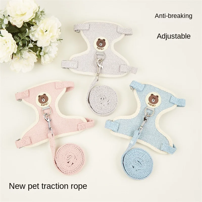 

New Cat Dog Towing Rope Vest Style Chest Strap