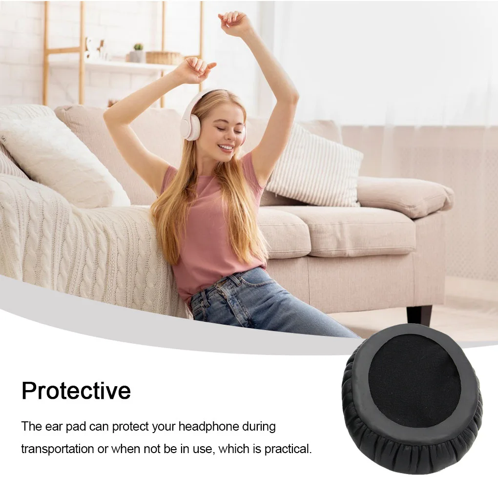 

Ear Pad Earphones Cushion Headset Fast Fit Over-Ear Headphone Cover Replacement for Sennheiser Momentum Headphones