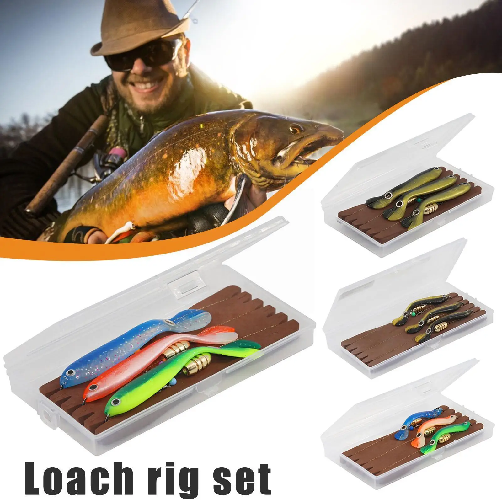 

Fishing Lures Fishing Equipment Simulation Loach Simulation Soft Bait Pre-Rigged Fishing Bait For Saltwater & Freshwater Fi D3T7