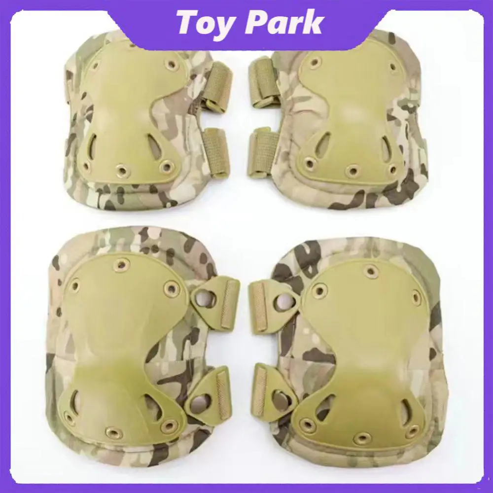 

For Cs Riding Knee Pads Thick Breathable Sports Protective 4pcs/set Knee Guard Electric Bottle Motorcycle Knee Pads Silicone