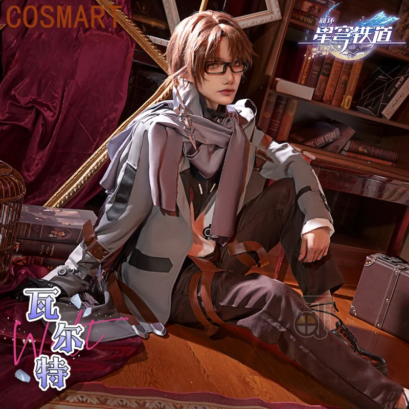 

COSMART Honkai: Star Rail Welt Yang Game Suit Cool Handsome Uniform Cosplay Costume Halloween Party Role Play Outfit Men