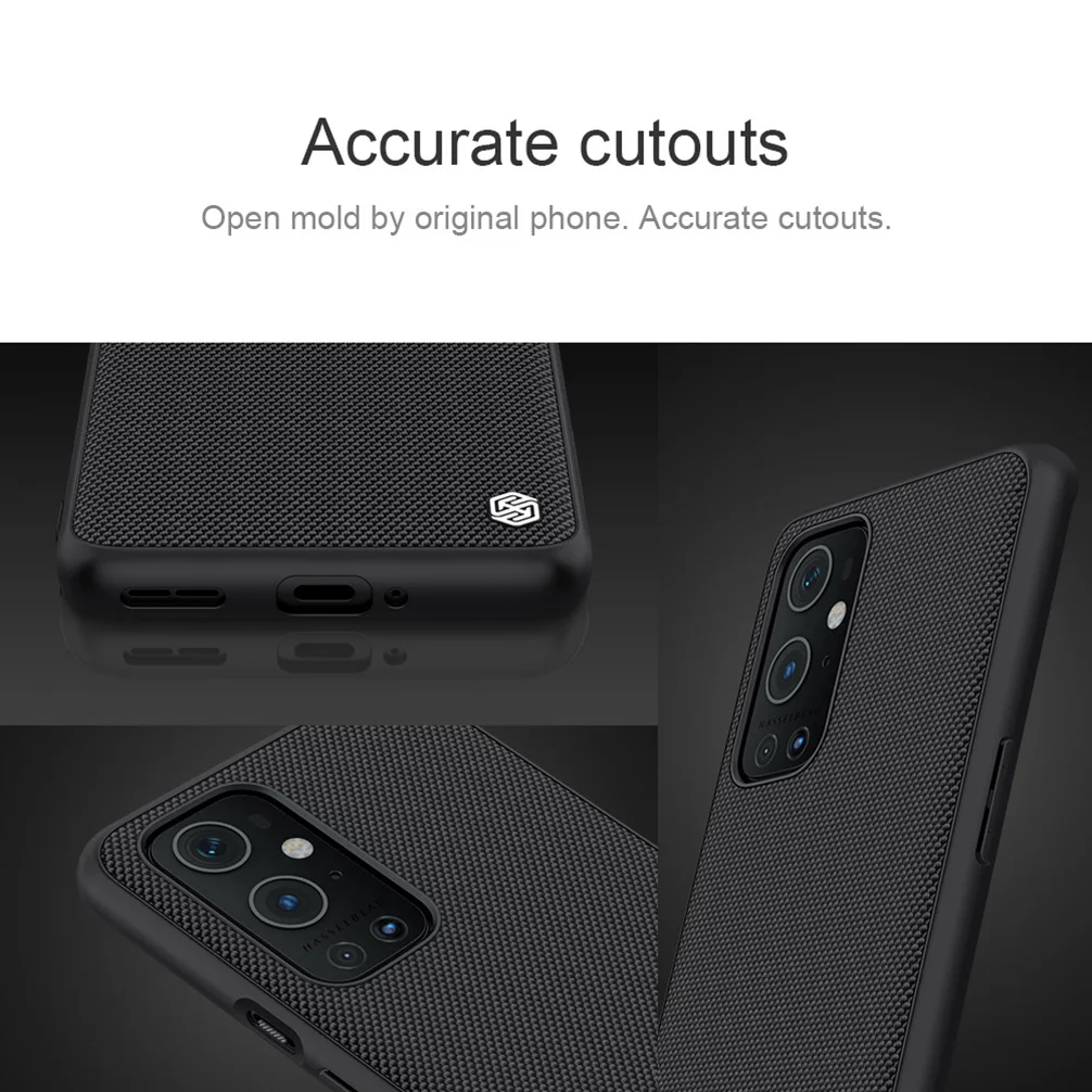 For OnePlus 9 Pro One Plus 9 Case NILLKIN Textured Nylon fiber Case Back Cover For One Plus 9 Pro Durable Non-slip Phone Shell