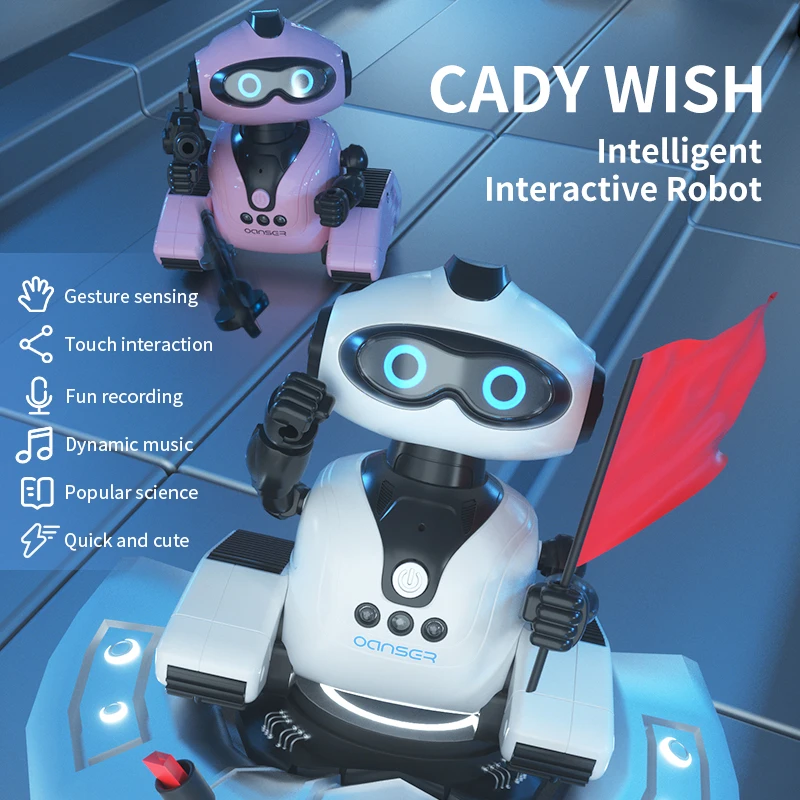 

JJRC R22 RC Robot Sensing CADY WIDA Intelligent Toy Programing Education Music Dance Robots Auto Follow Gesture Control Toys