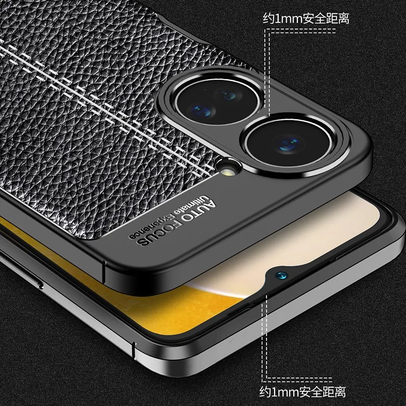 For Realme 10 Pro Case for Realme 10 Pro case Shockproof TPU Bumper Soft Silicone Leather Phone Back Cover For Realme 10 Pro