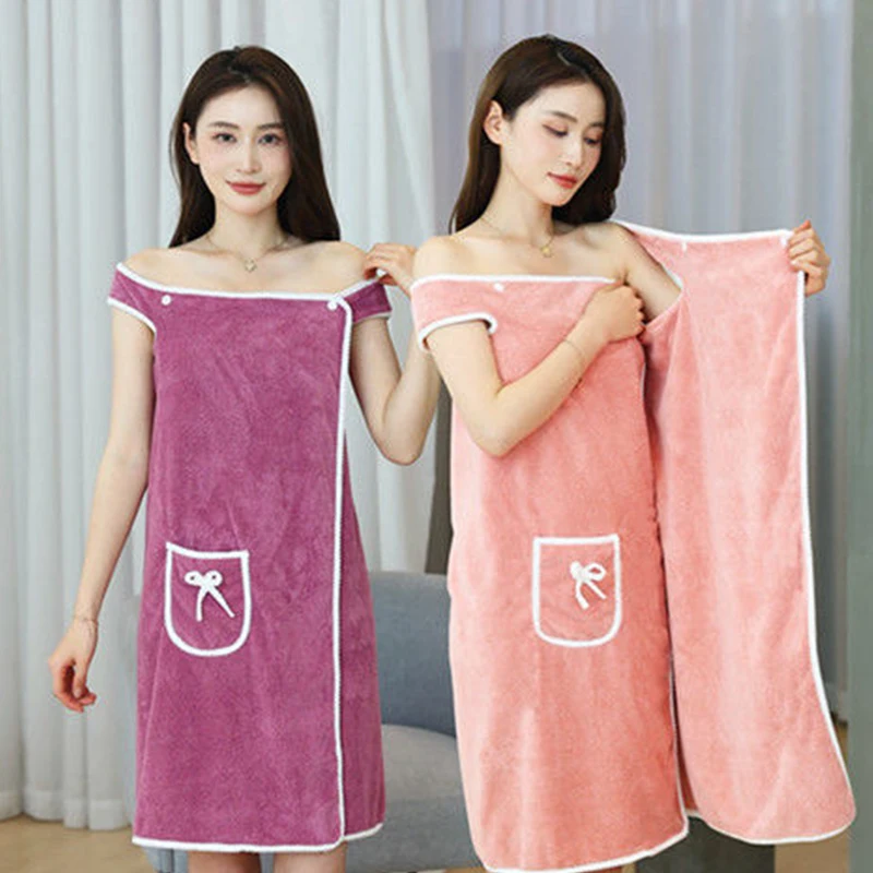 

160kg Plus Size Bath Towel Wearable Bathrobes For Women Skin-Friendly Absorbent Bath Towels Home Textiles Bathroom Sauna Towels