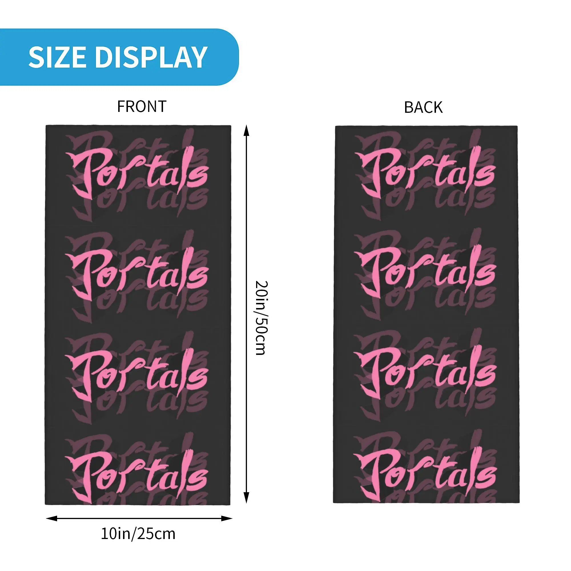 Бандана с логотипом Melanie Martinez Portals на заказ теплый шарф для шеи мужчин и женщин