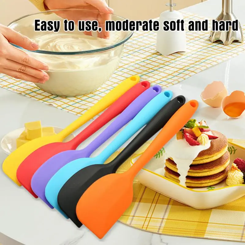 

2Pcs/Set Scraper Oil Brush Set Kitchen Baking Utensils Cake Cream Spatula Baking Brush Silicone Kitchen BBQ Tools High Quality