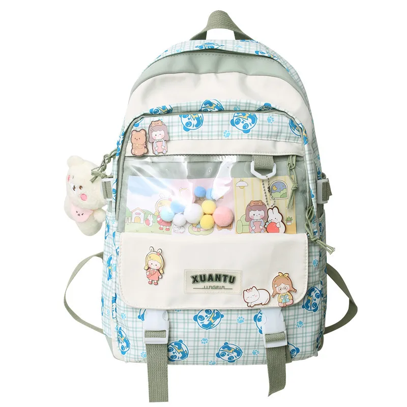 Японский Школьный рюкзак для девочек-подростков женские сумки с несколькими