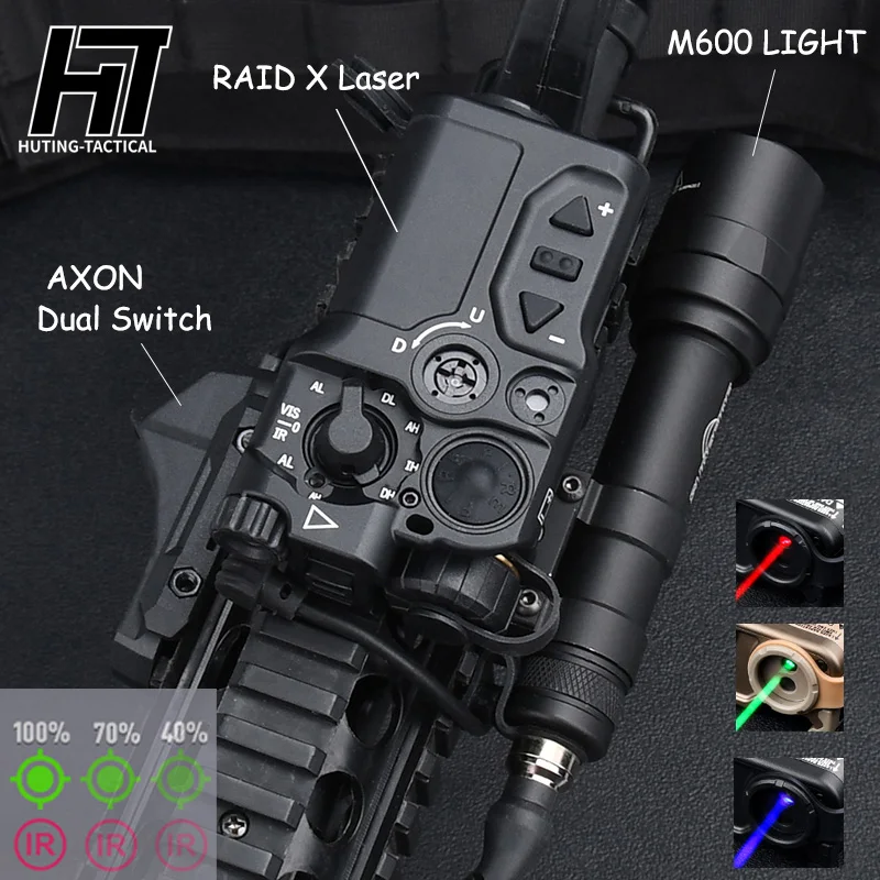 WADSN SF Surefire M600U Охотничий фонарик RAID X Металл Красный Зеленый Синий ИК-лазерный