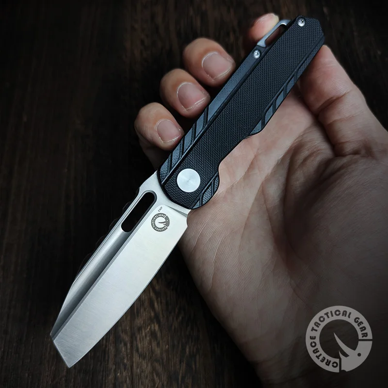 Складной нож серии CRETACE KANTE карманный резец с лезвием D2 рукояткой G10 для