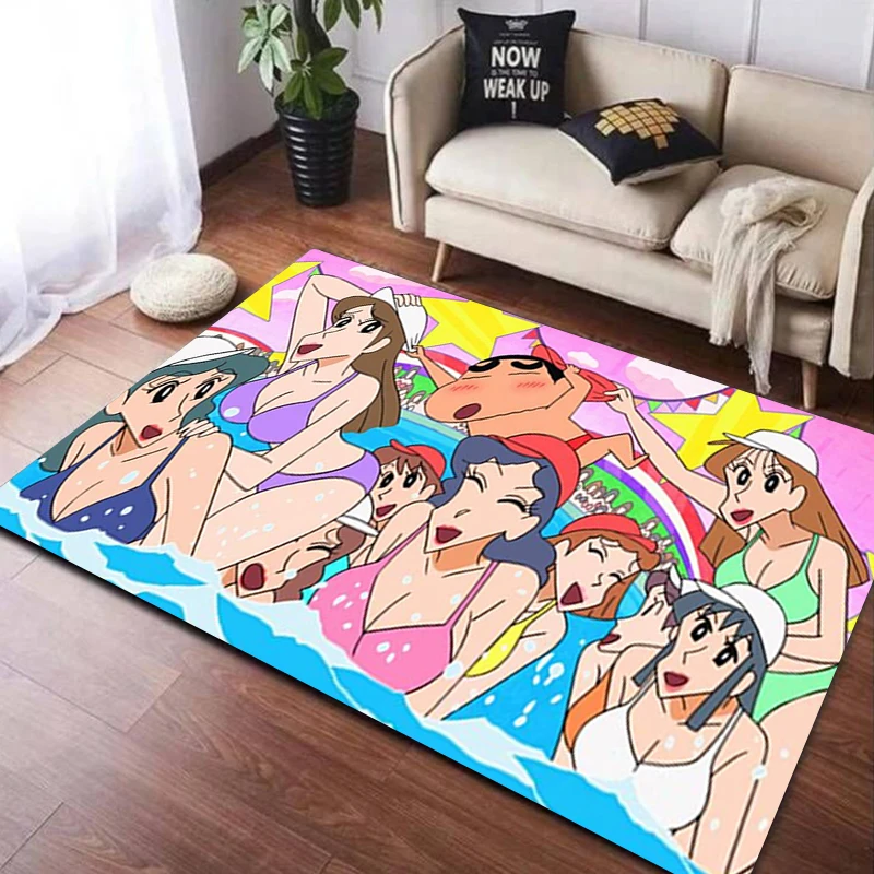 

Cartoon Rugs Floor Bath Xl Mat Carpets Crayon Shin-Chans Kawaii Balcony Rug Kitchen Carpet Home Room Mats Cute Nana Zi Anime Rug