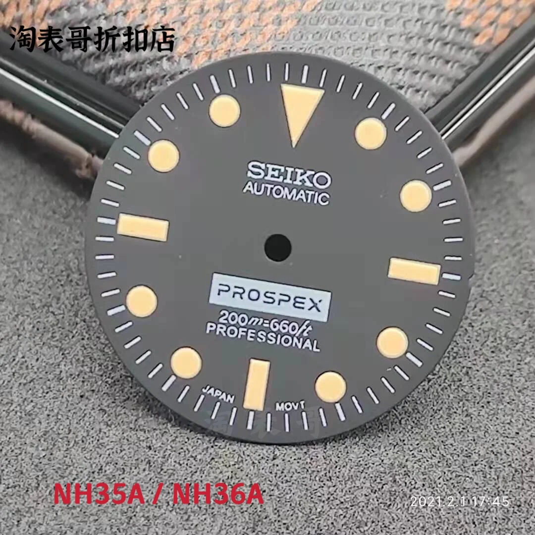 

Новинка Аксессуары для часов Seiko NH35 Калибр NH36 циферблат диаметр 28,5 винтажные часы модифицированный циферблат