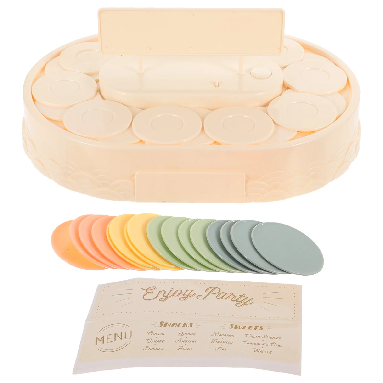 

Dessert Machine Cake Display Rotating Sushi Holder Stand Automatic Stands Turntable Desktop Cupcake