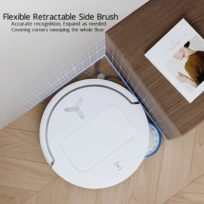 Пылесос Ecovacs-Robô De Limpeza Chão T50 PRO mam Sucção Global Universal de 15800Pa Decking e Esfregando