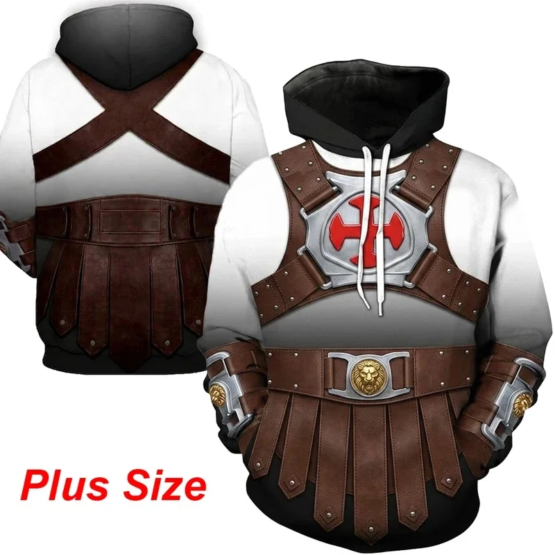 Фото Мужская толстовка LKO Fantasia Universe For Masters He Cosplay 2026 Movie, костюм для мужчин, наряд для Хэллоуина, карнавала, вечеринки №3
