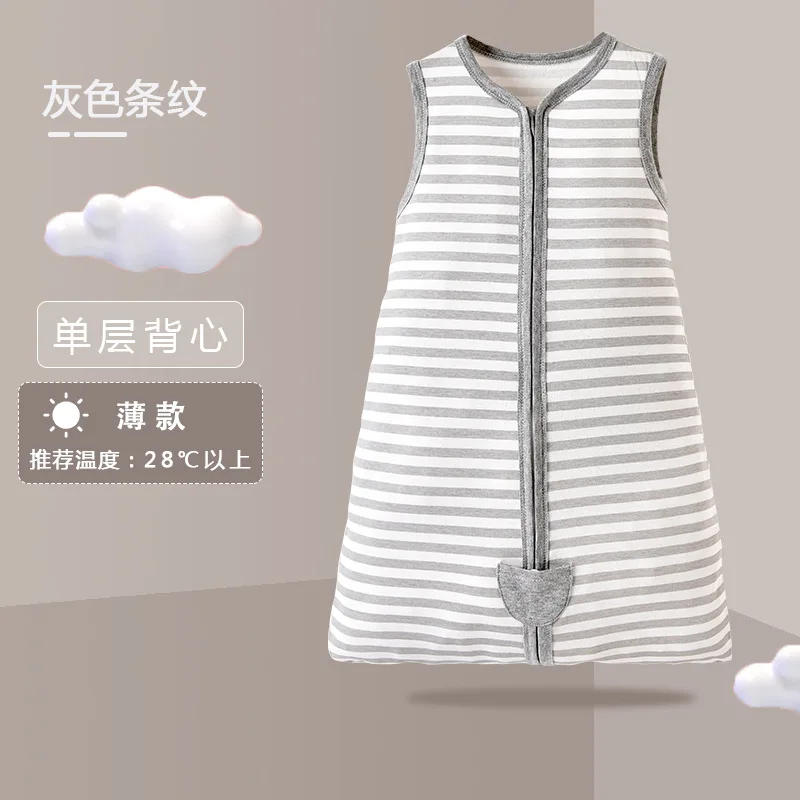 

Носимое Одеяло Унисекс для детей, 100% органический хлопок, Пеленальный спальный мешок