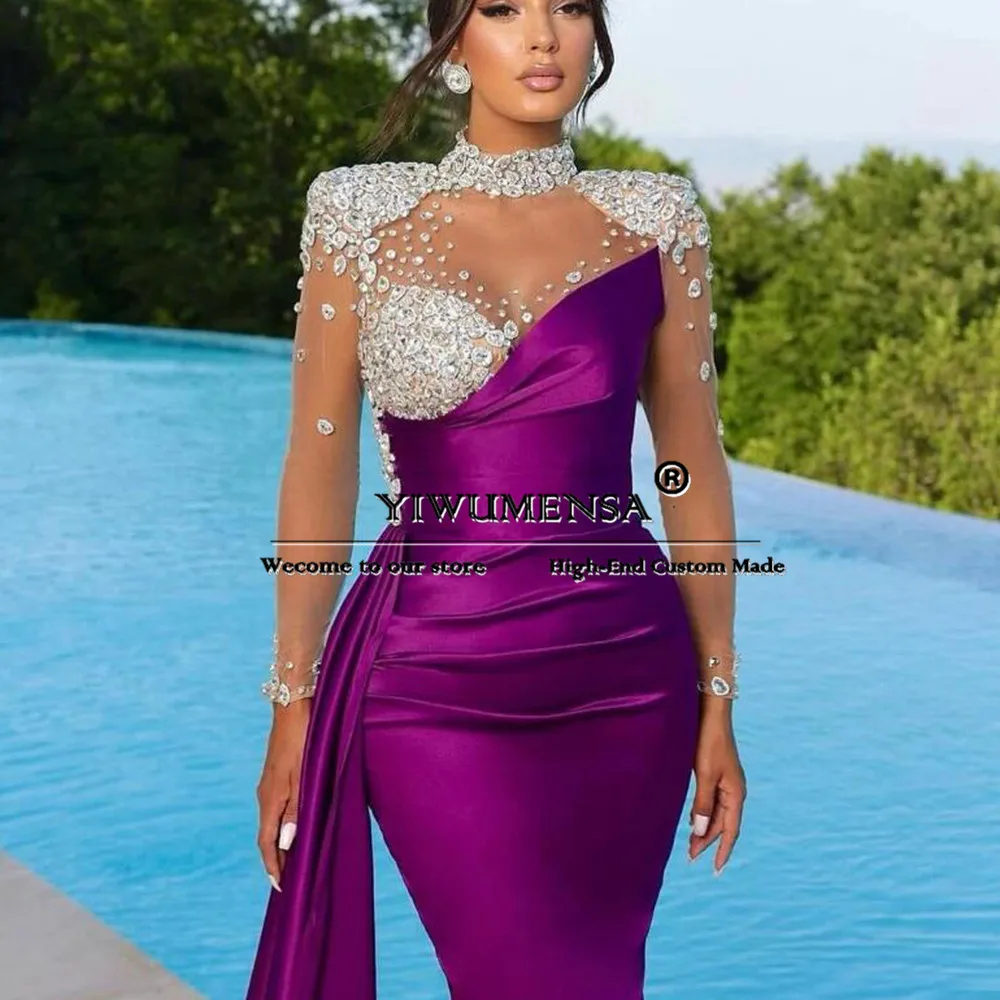 Иллюзионное вечернее платье Yiwumensa для выпускного вечера
