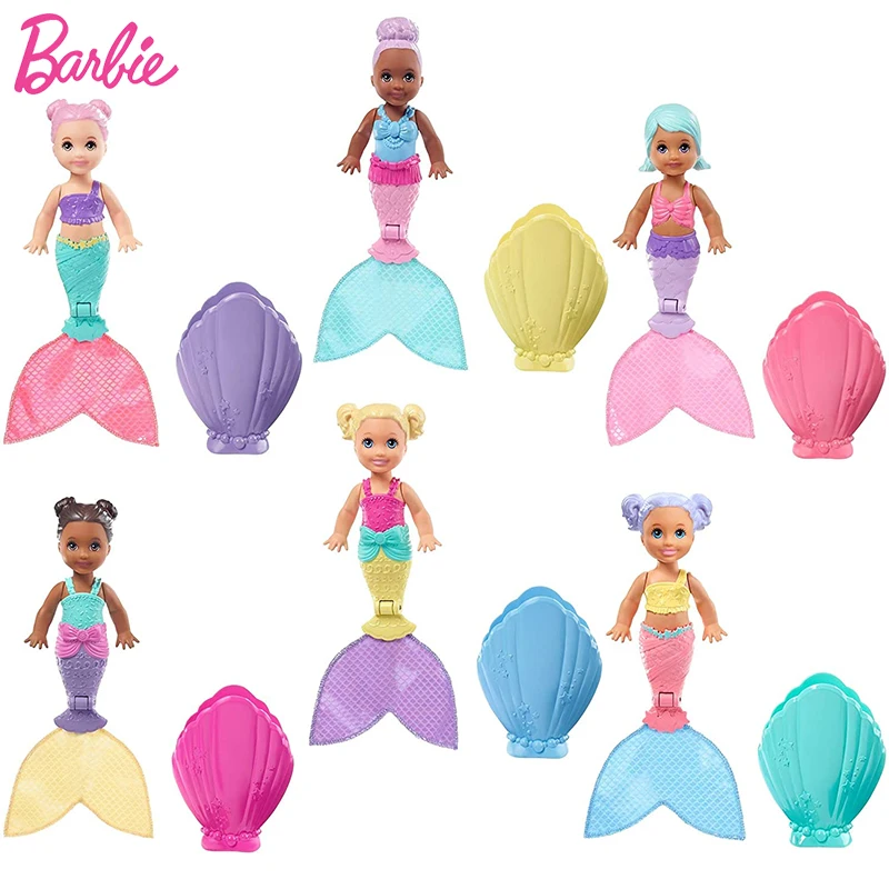

Original Barbie Club Chelsea Doll with Clothes and Puppy Accessories Reborn Barbie Lovely princess Girl Toy Juguetes Boneca Toys