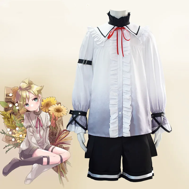 

Project Sekai Colorful Stage! Feat.Kawaii Miku Kagamine Len Anime Game Role-Playing Clothing Girls Cosplay Performance Costume