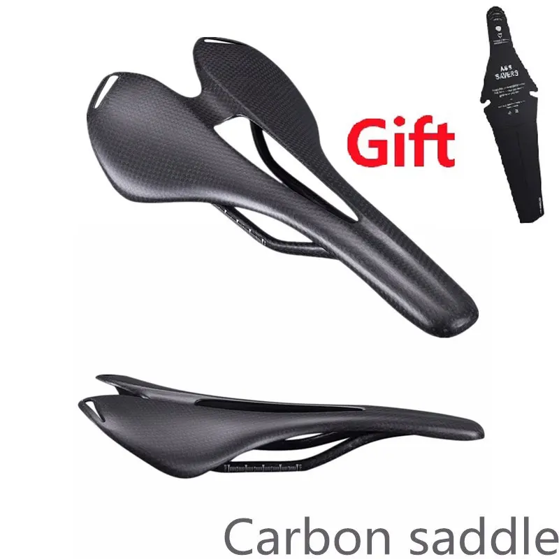 

No logo full carbon mountain bike mtb saddle for road Bicycle Accessories 3k matt/glossy finish good quality bicycle parts