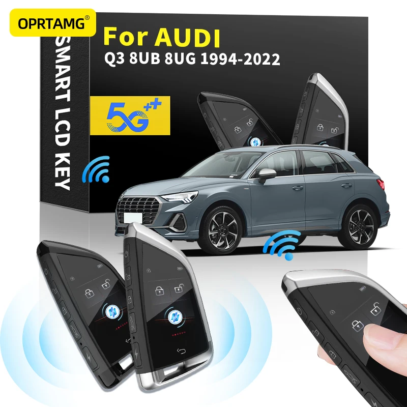 

ЖК-дисплей с Дистанционным Ключом для автомобиля keyless-go smart Key для Audi Q3 8UB 8UG 2000 2001 2002 2003-2018 2019 2020 2021 2022