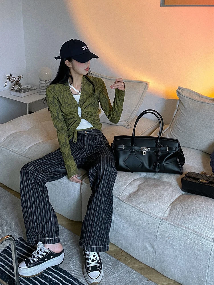 Женская футболка с длинным рукавом в Корейском стиле |