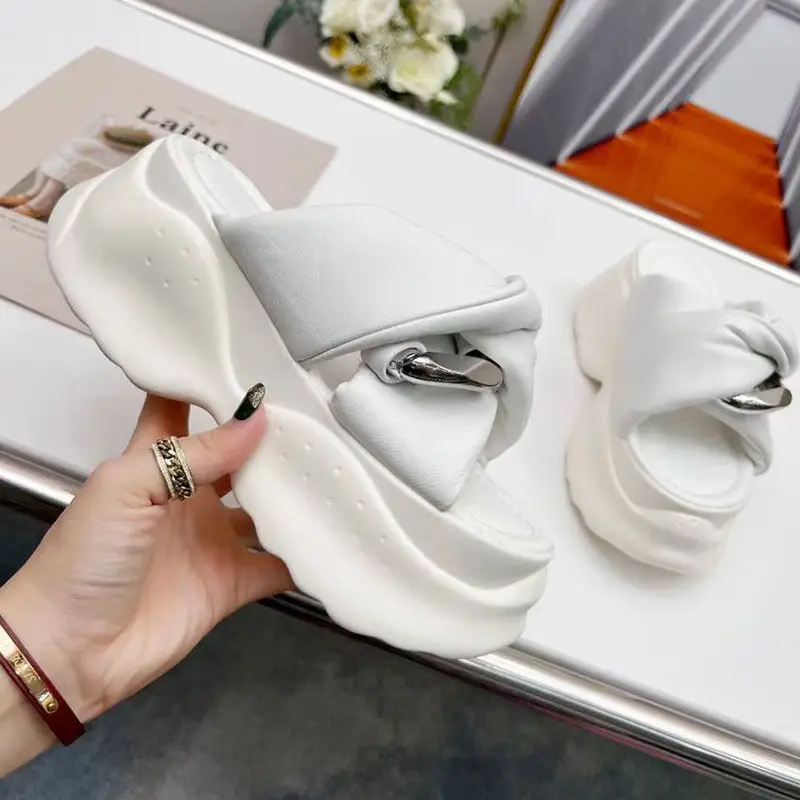 Shoes for Women 2023 fashion Slingbacks Women's Slippers casual slippers women Sponge bottom shoes female Platform slippers