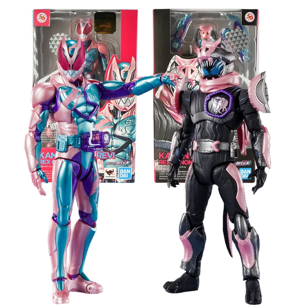 

Bandai Genuine Kamen Rider Revice Model Kit Anime Action Figure SHF Masked Rider Revi Vice Rex Genome Collection Model Toys