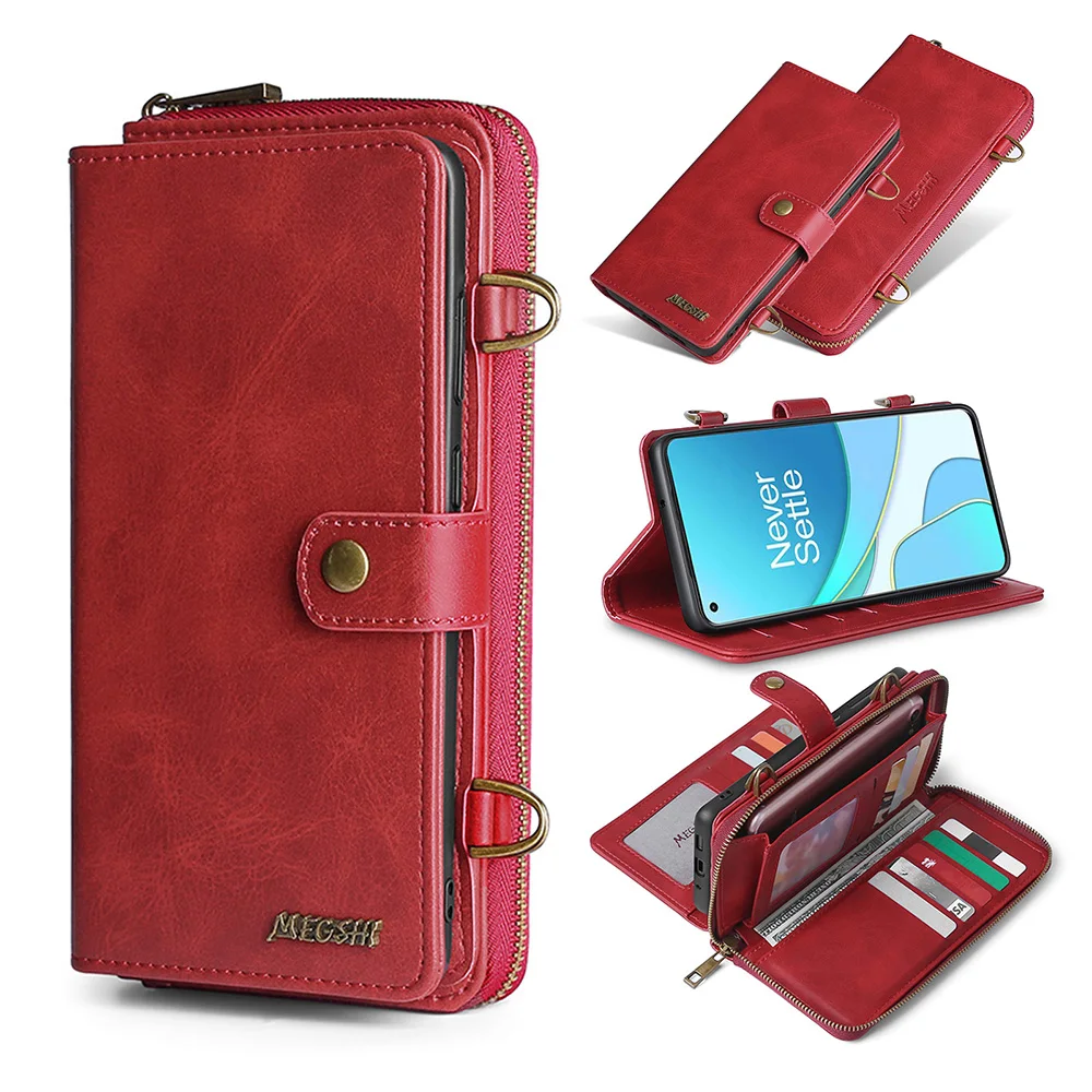 

Модный чехол-кошелек на плечо для OnePlus 9 9Pro