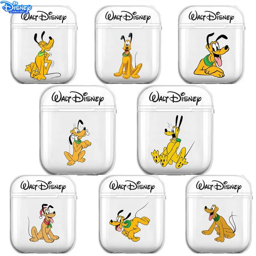 

cute puppy pluto Soft Silicone Cases For Airpods 1/2 Protective Bluetooth Wireless Earphone Cover For Air Pods Charging Box Bag