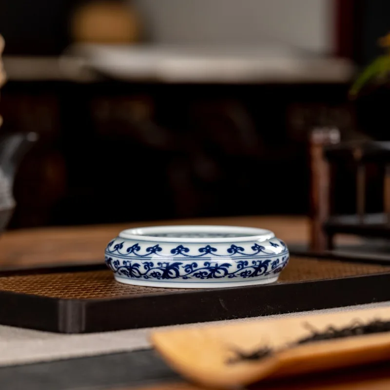 Цзиндэчжэнь Qitang античная глина Po-фазные цветы керамический держатель для