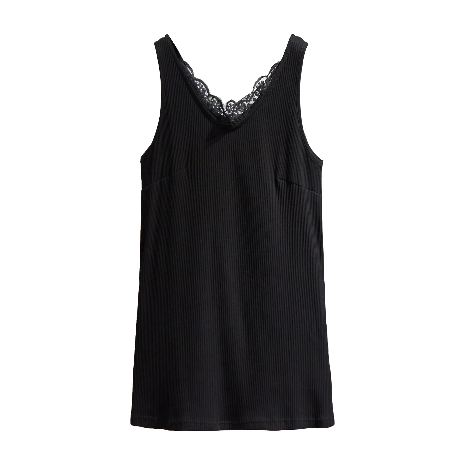 

2022 New Fashion Large Size 2XL-6XL 150KGS Fat Lady Clothing Summer Cotton Tank Tops Women High Quality V-neck Camis Black