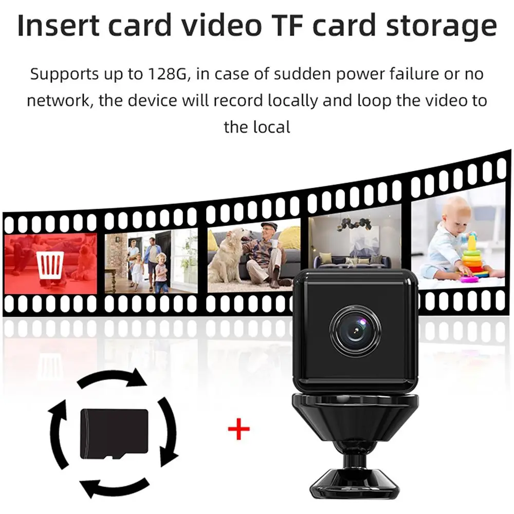 ИК-камера видеонаблюдения X6D с ночным видением и датчиком движения