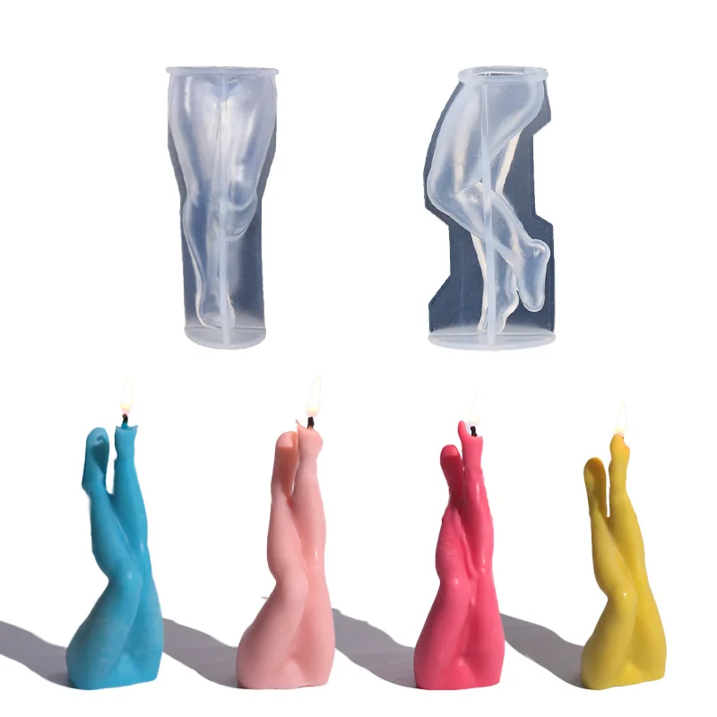 Форма для свечей ручной работы ароматерапии необычная форма ног